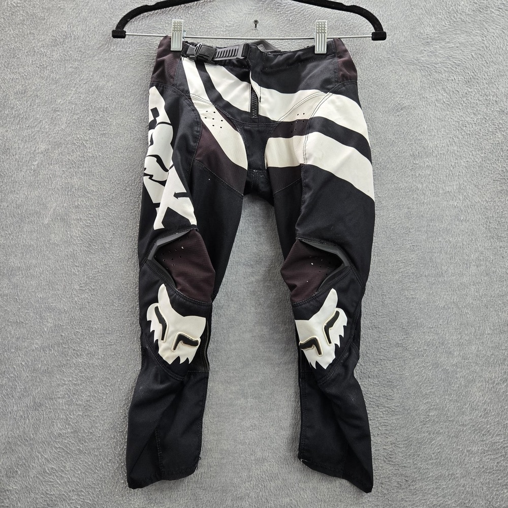 Fox Racing Boy Pants 6-22 Black Graphic Logo 180 Cota Motocross Dirt Bike